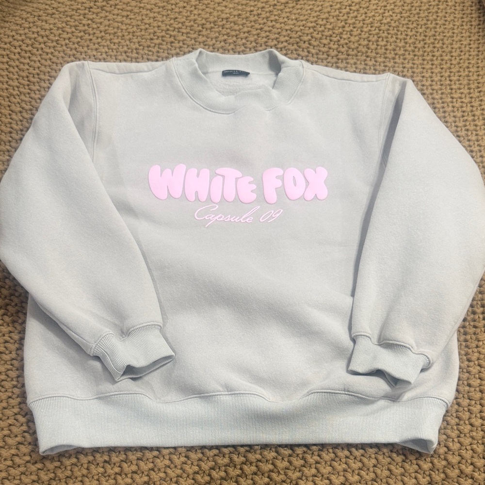 White Fox Light Tan Sweatshirt